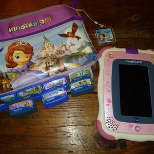 Pink Vtech Innotab 2 with Extras